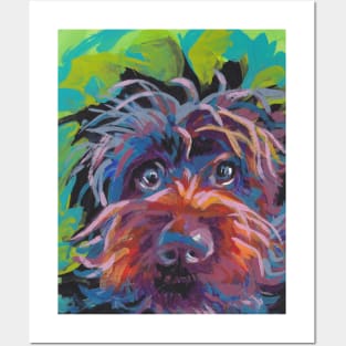 WireHaired Pointing Griffon Bright colorful pop dog art Posters and Art